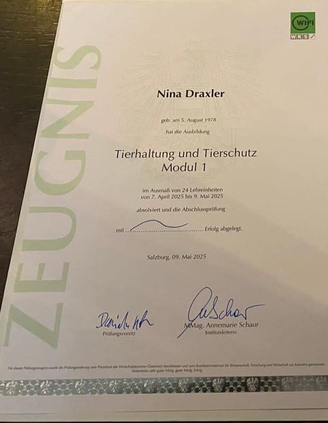 Zertifikat_Tierbetreuer_Nina