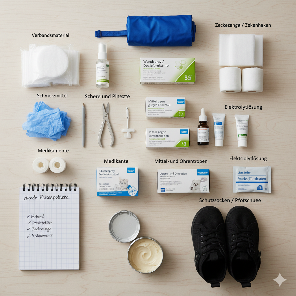 Reisekit für den Hund