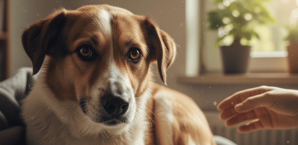 hochemotionales Hundebild für Spenden